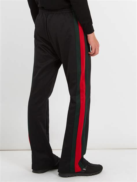 gucci track pants black|Gucci style track pants.